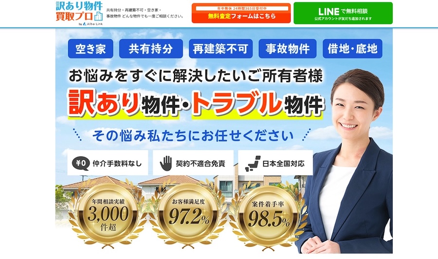 訳あり物件買取プロ